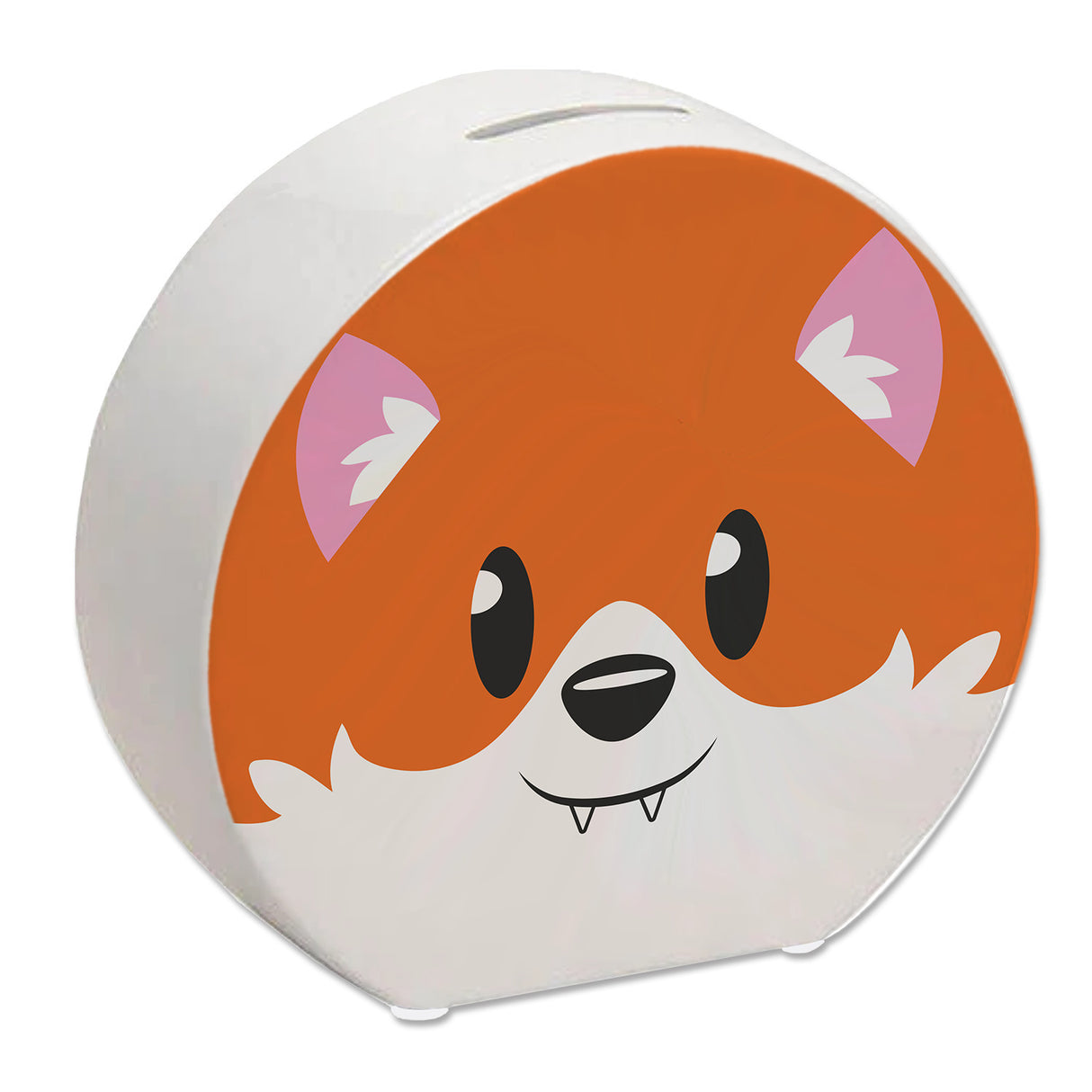 Spardose aus Keramik mit niedlichem Fuchs-Gesicht - für kleine Kinder