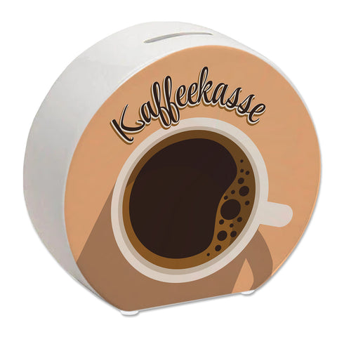 Spardose mit Kaffeetassenmotiv - als Kaffeekasse für Frisöre und Restaurants