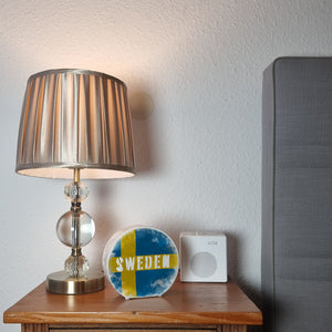 Spardose mit Schweden-Flagge im Used Look - Sparschwein für Urlauber