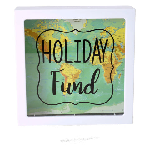 Holiday Fund Weltreise Spardose mit Sichtfenster
