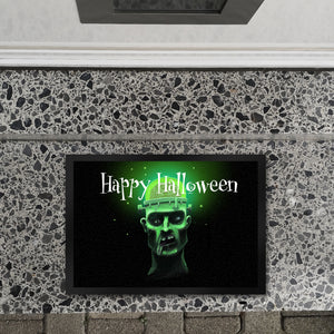 Fußmatte mit Zombie Motiv und Happy Halloween Schriftzug