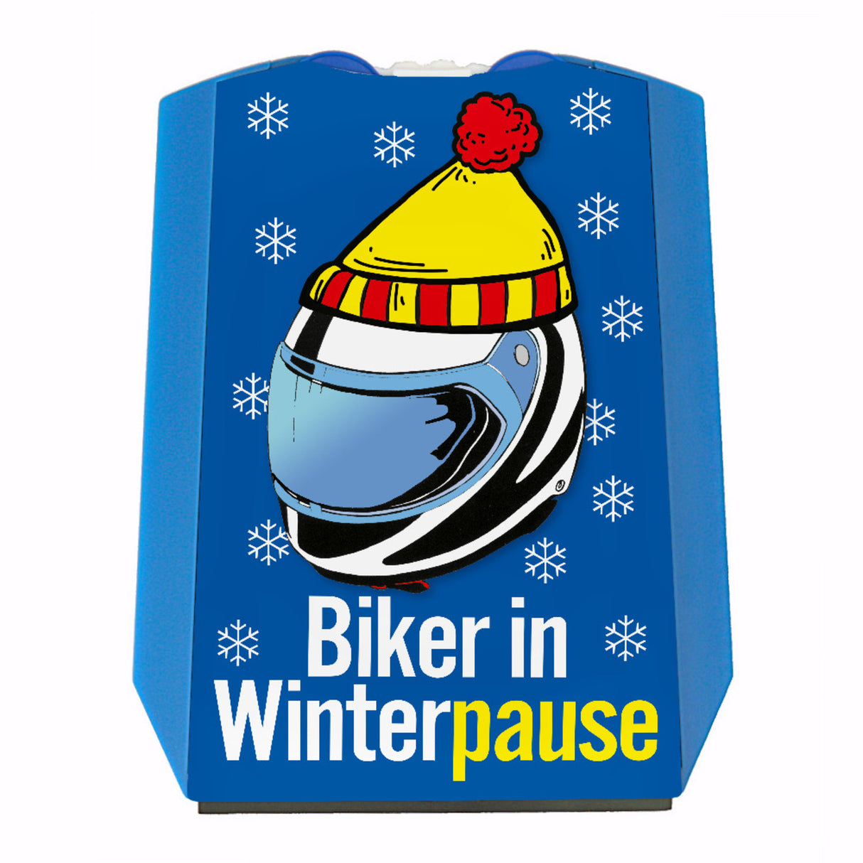 Parkscheibe Biker in Winterpause - Jetzt kaufen und sparen