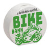 Bike Bank Spardose zum Thema Motorradkauf und Motorrad fahren