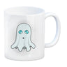 Kaffeetasse mit süßem Geist und Spruch - Too cute to spook