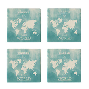 Weltkarte Untersetzer