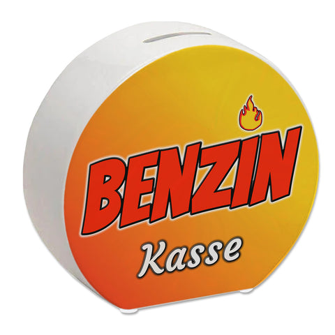 Benzinkasse Spardose aus Keramik für Spritgeld