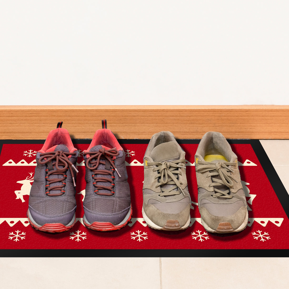 Rentier Weihnachten Fußmatte