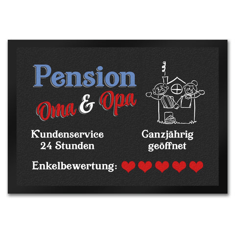 Pension Oma und Opa Fußmatte