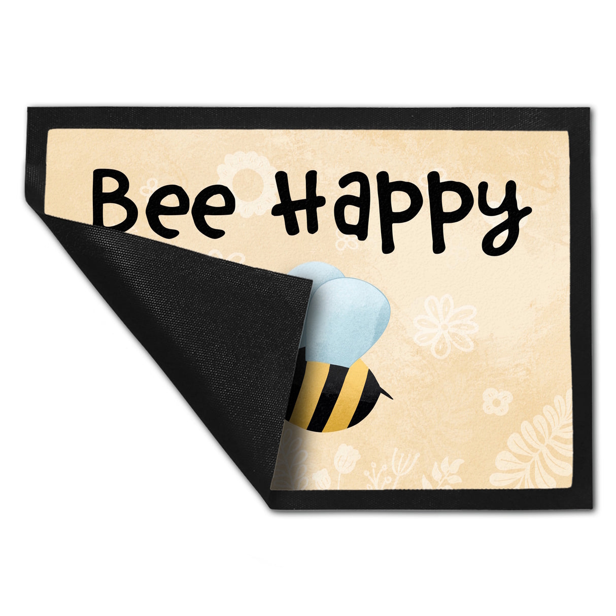 Bee Happy lustige Fußmatte mit glücklicher Biene