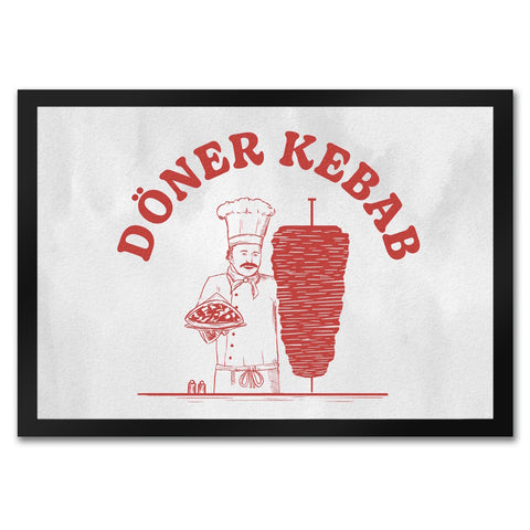 Döner Kebab witzige Fußmatte mit Dönermotiv