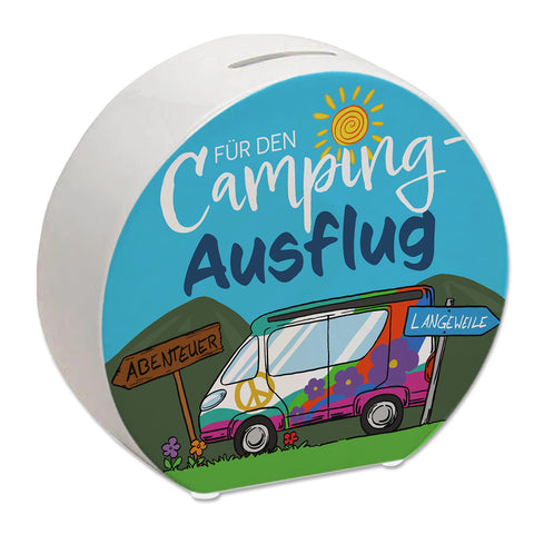 Für den Camping-Ausflug Spardose