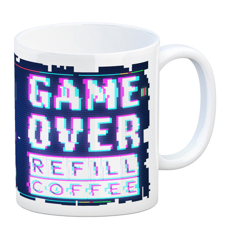 Game Over Refill Coffee Kaffeetasse für Gamer