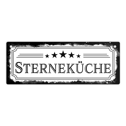 Sterneküche Metallschild für die Küche
