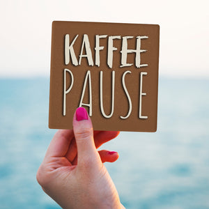 Kaffeepause mit Kaffeetasse Motiv Untersetzer