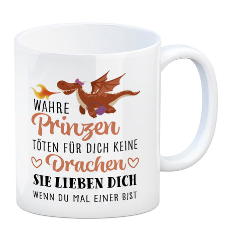 Prinzen töten keine Drachen Kaffeebecher zum Valentinstag