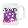 Zocker Prinzessin Kaffeebecher mit Controller Motiv