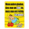 Boxer Metallschild zum Thema Motivation