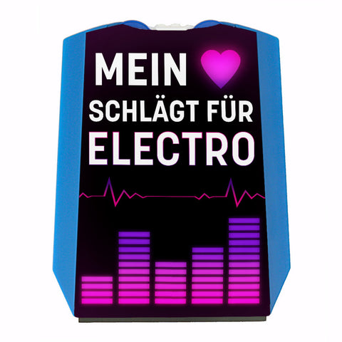 Mein Herz schlägt für Electro Parkscheibe mit 2 Einkaufswagenchips