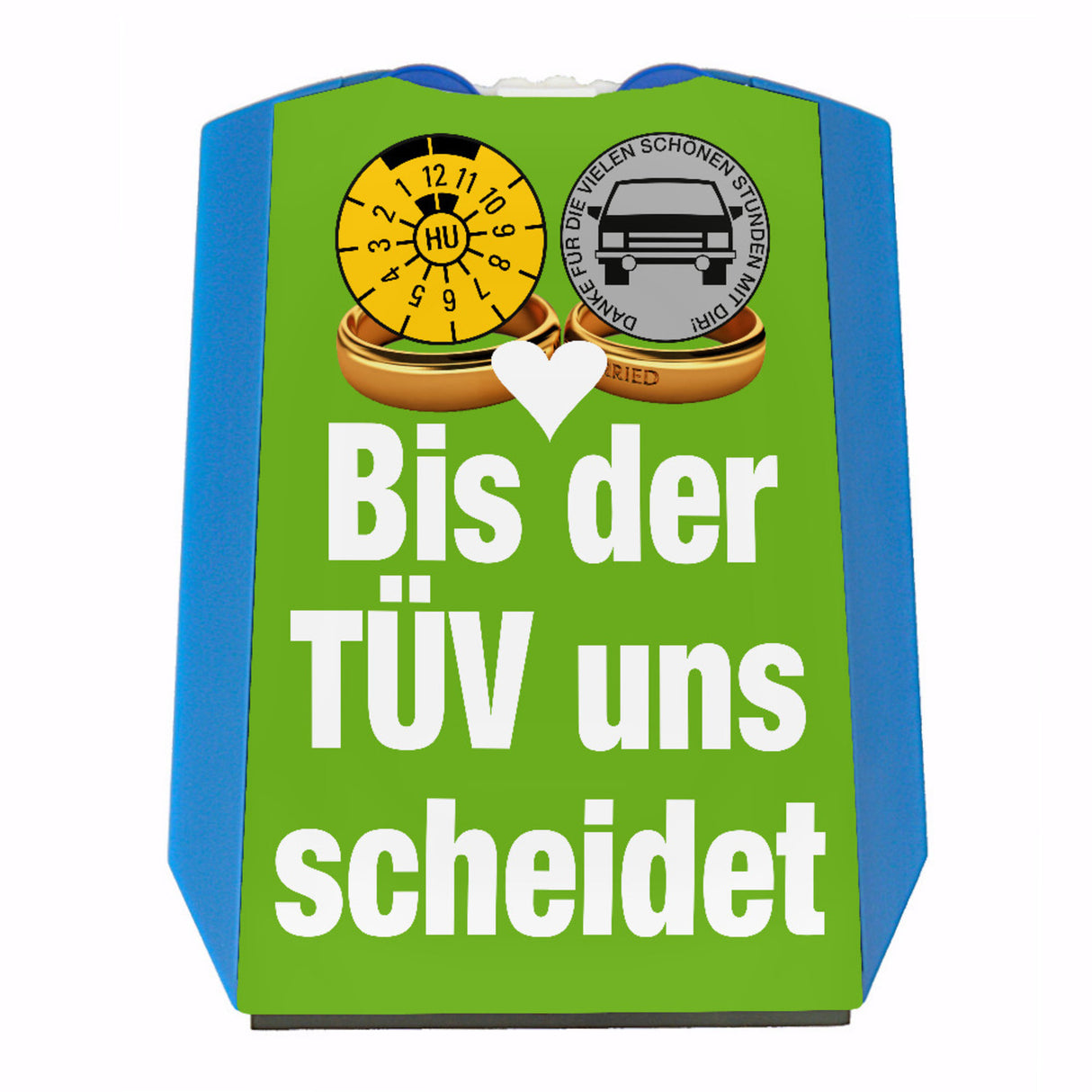 Parkscheibe Bis der TÜV uns scheidet - Autoliebhaber Geschenk
