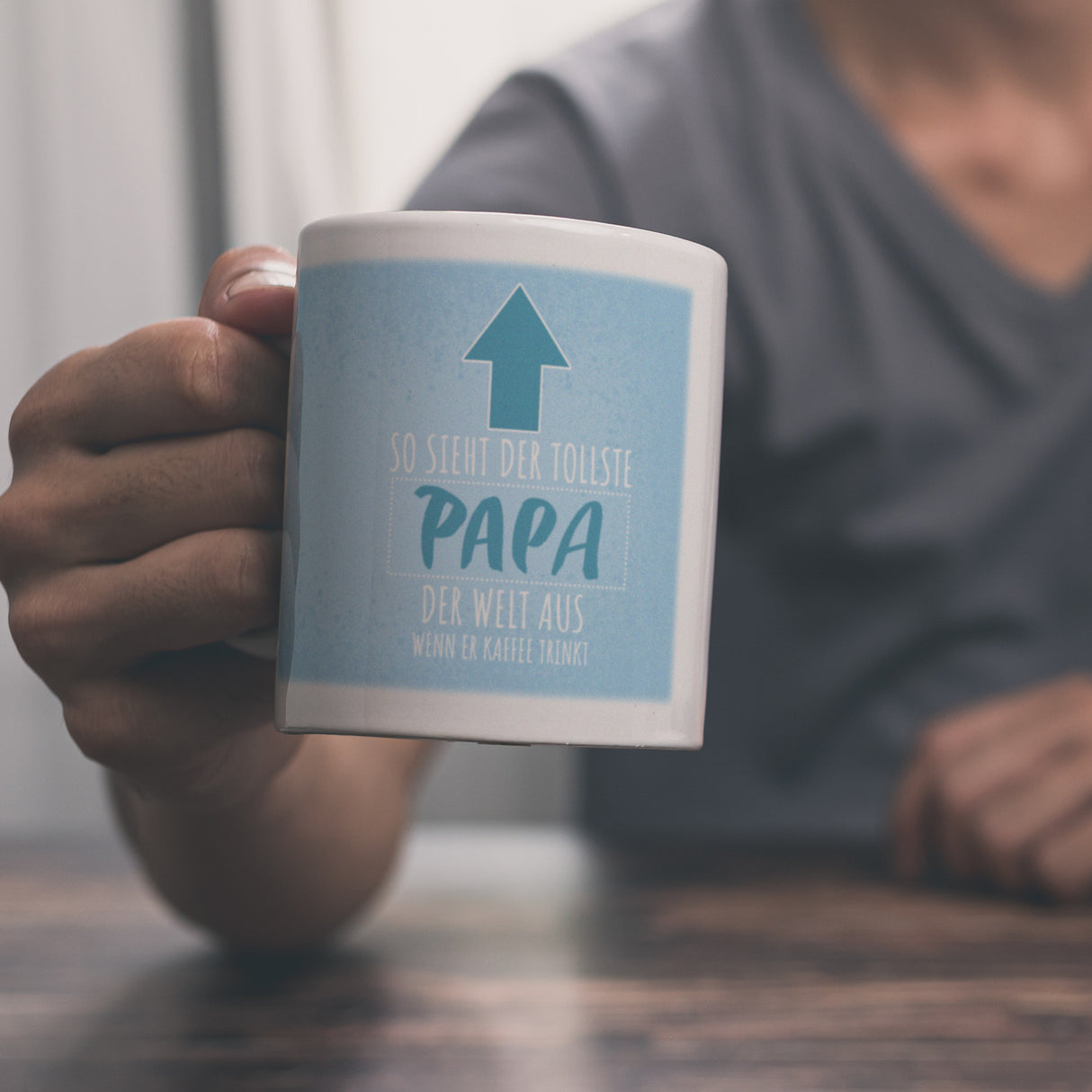 So sieht der tollste Papa der Welt aus wenn er Kaffee trinkt Kaffeebecher