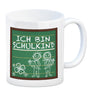 Ich bin Schulkind Kaffeebecher für die Einschulung im Tafellook