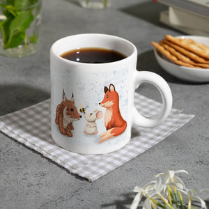 Schlauer Fuchs Kaffeebecher zur Einschulung mit Tiermotiv und Spruch