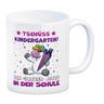 Tschüss Kindergarten Einhorn Kaffeebecher für die Einschulung