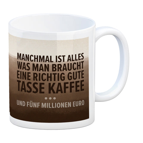 Tasse Kaffee und fünf Millionen Euro Kaffeebecher