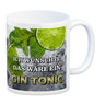 Ich wünschte das wäre ein Gin Tonic Kaffeebecher mit Ginmotiv