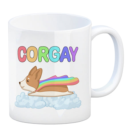 Corgay Hund LGBT-Bewegung Kaffeebecher