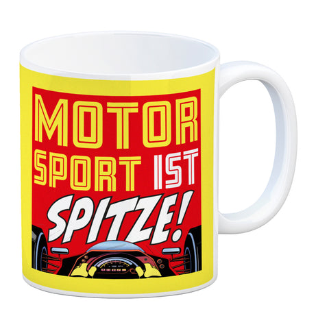 Motorsport ist spitze! Rennwagen Kaffeebecher