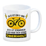 Ja es ist ein E-Bike Kaffeebecher mit lustigem Spruch