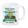 Beste Landwirtin der Welt Kaffeebecher