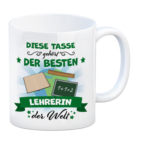 Beste Lehrerin der Welt Kaffeebecher