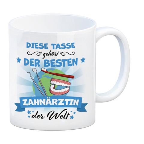 Beste Zahnärztin der Welt Kaffeebecher