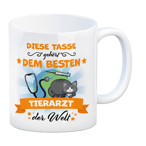 Bester Tierarzt der Welt Kaffeebecher