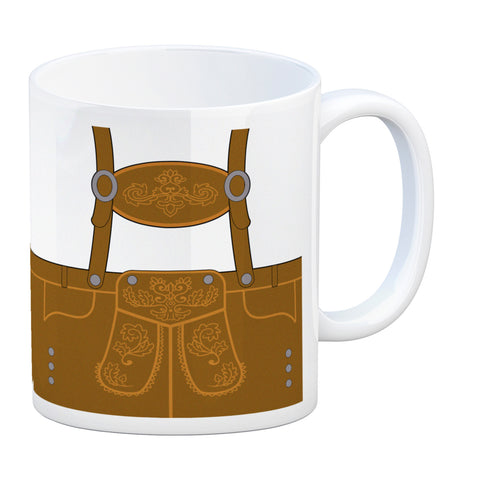 Lederhosen-Motiv Kaffeebecher