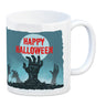 Happy Halloween Kaffeebecher mit gruseligen Zombiehänden