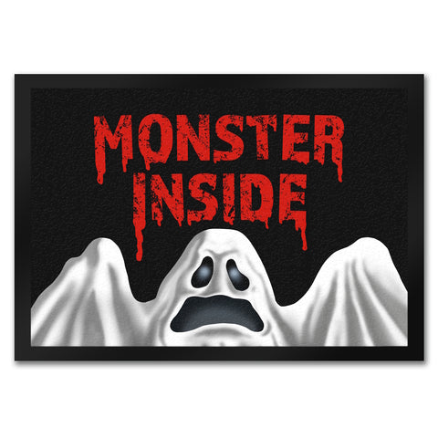 Monster Inside Halloween Fußmatte mit gruseligem Geist Motiv