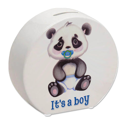 It's a boy Baby Panda Spardose