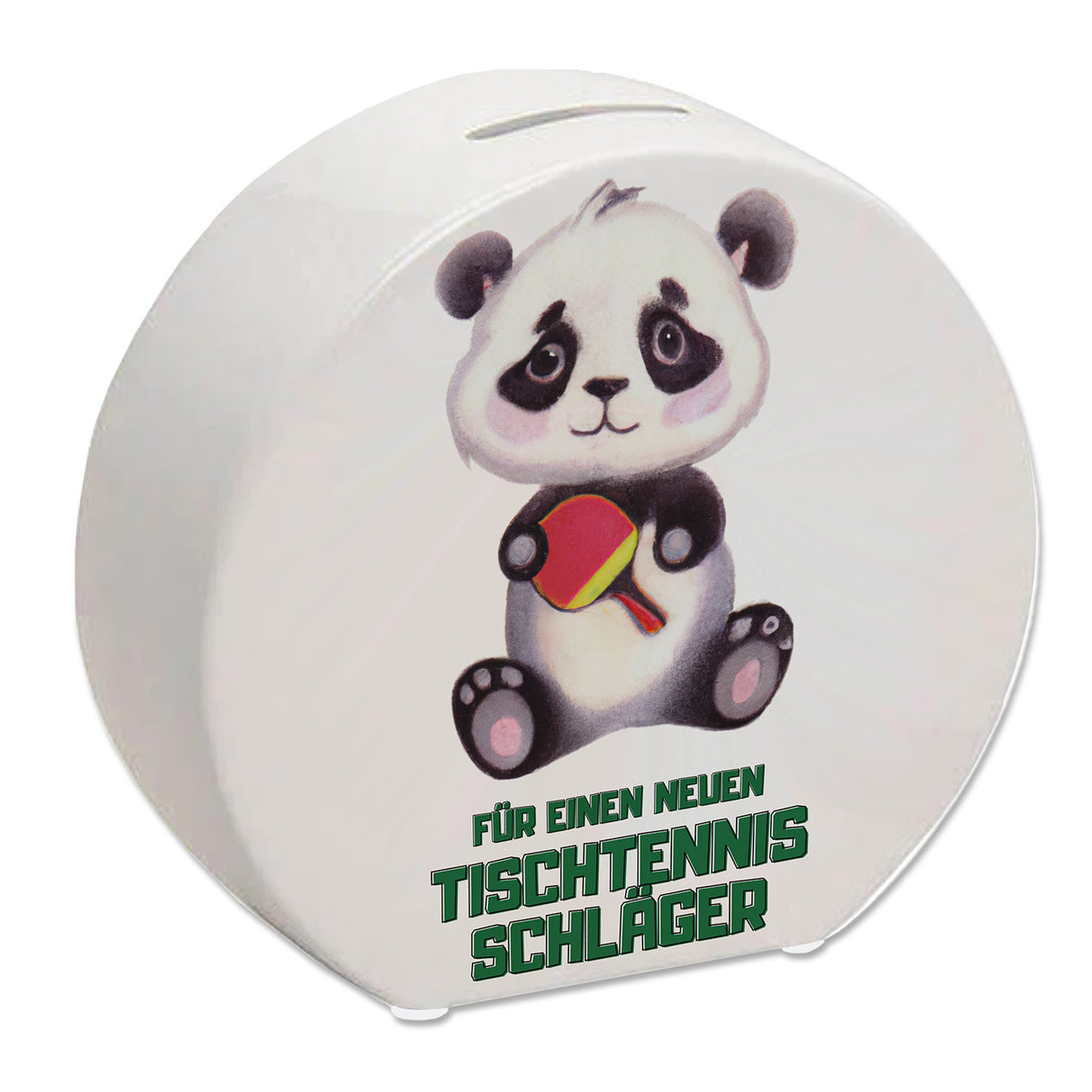 Für einen neuen Tischtennis Schläger Panda Spardose