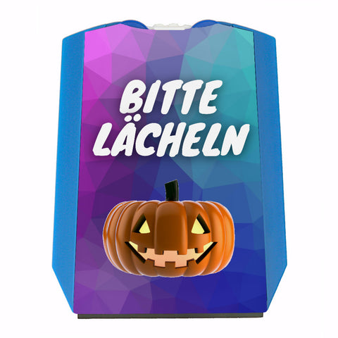 Bitte lächeln Halloween Kürbis Parkscheibe