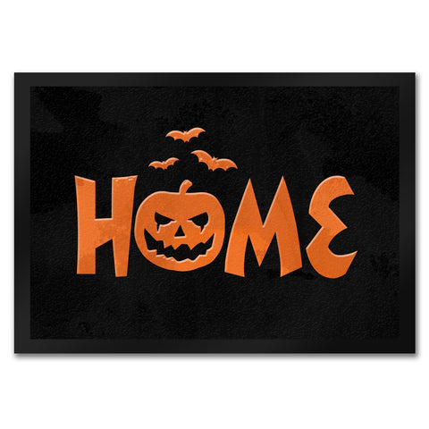 Home Fußmatte für Halloween mit Kürbis