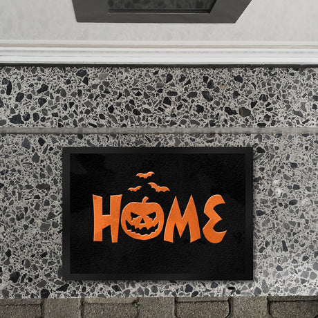 Home Fußmatte für Halloween mit Kürbis