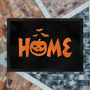 Home Fußmatte für Halloween mit Kürbis