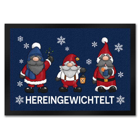 Hereingewichtelt Weihnachtswichtel Fußmatte
