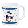 Tanzender Winter Pinguin Weihnachten Kaffeebecher