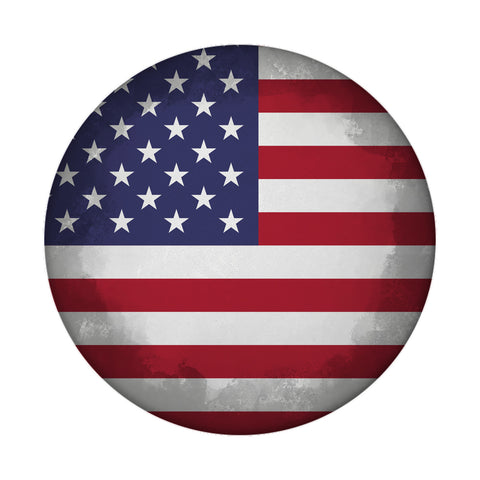 USA Flagge Magnet rund