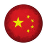 China Flagge Magnet rund