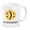 Gute Laune schlechte Laune Kaffeebecher